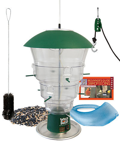 Wild Bills Electronic Bird Feeder & Hanger Package, 12 Ports