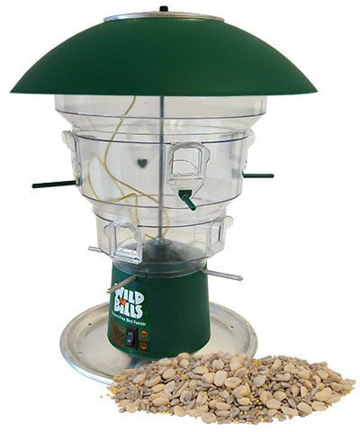 Wild Bills Electronic Bird Feeder & Waste Free Seed, 8 Port