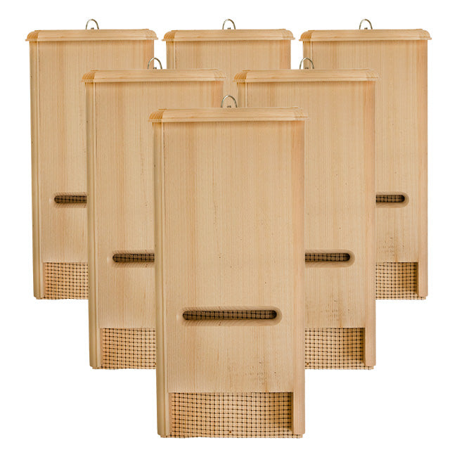 Coveside WBU Exclusive "Bat"chelor Pad Bat Houses, Pack of 6