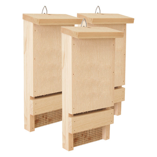 Coveside WBU Exclusive Mini Bat Houses, Pack of 3