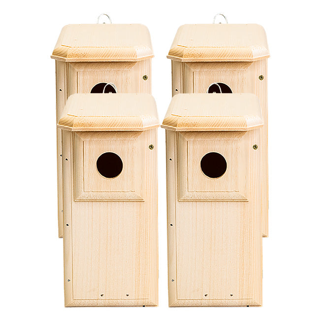 Coveside WBU Exclusive Observation Bluebird Houses, 4 Pack