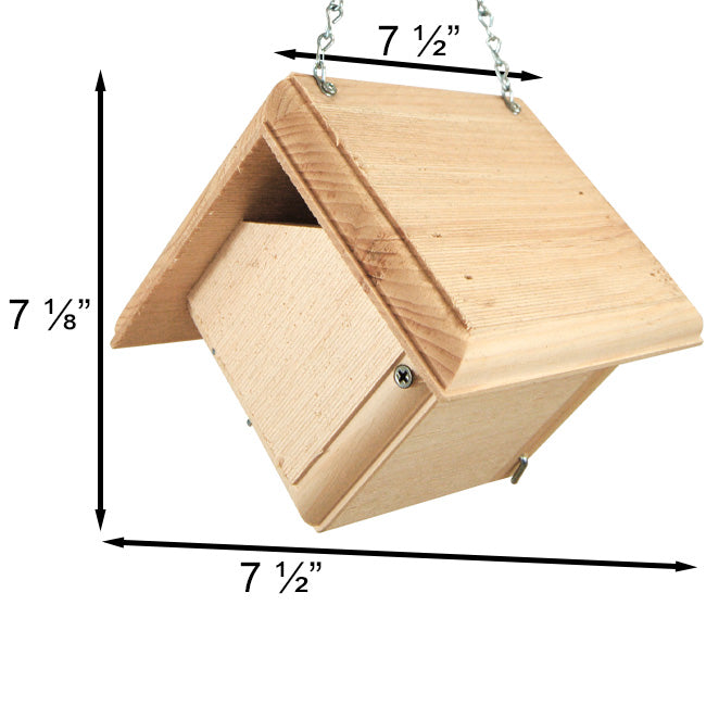 Coveside Carolina Wren Bird Houses, Pack of 3