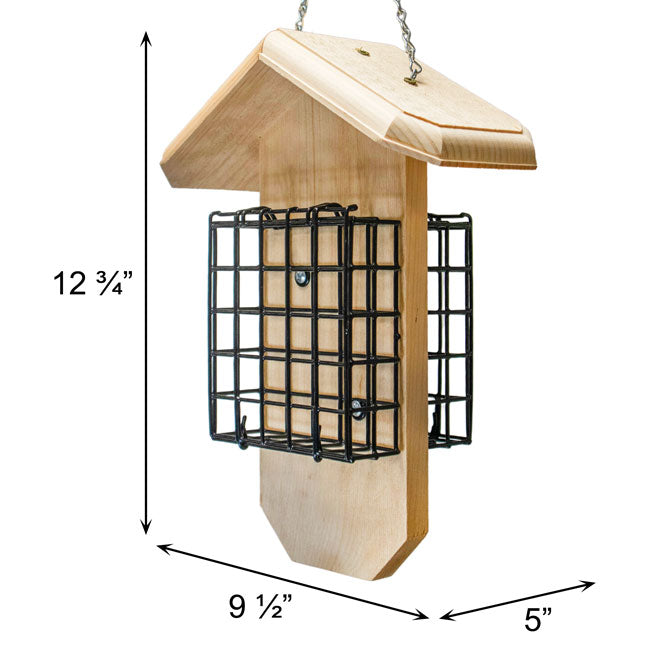 Coveside Large Dual Suet Cage Feeder