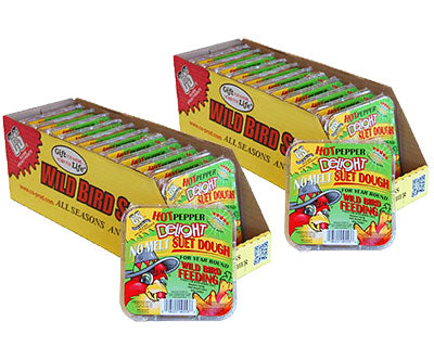 C&S Hot Pepper Delight Premium Suet, 11.75 oz., 24 Cakes