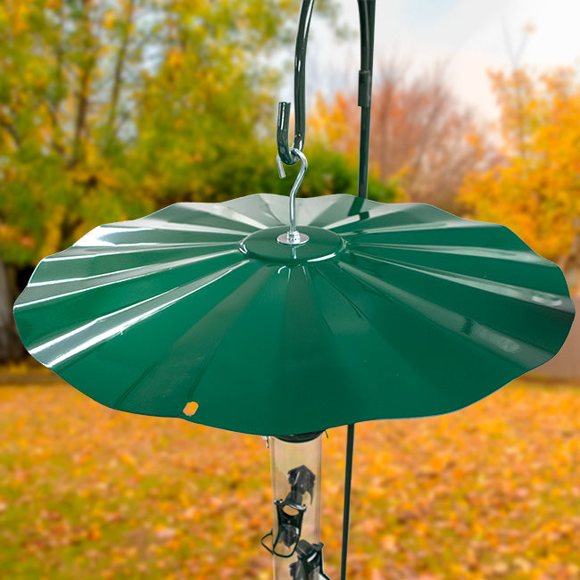 Erva Hanging Squirrel Baffles, Galvanized, Green, Pack of 5