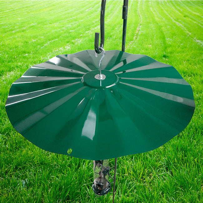 Erva Hanging Squirrel Baffles, Galvanized, Green, Pack of 5