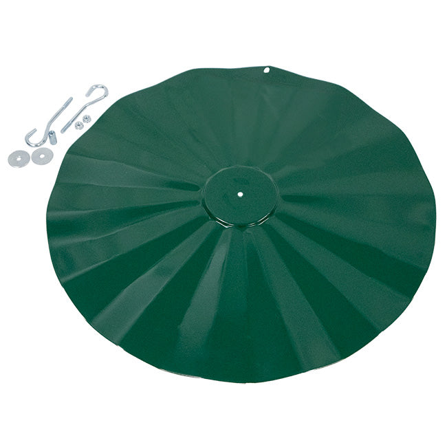 Erva Hanging Squirrel Baffles, Galvanized, Green, Pack of 5