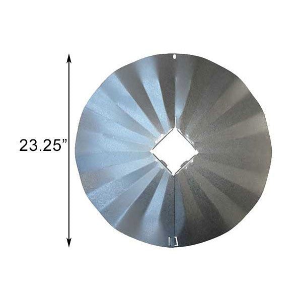 Erva Post Mounted Squirrel Baffles, 23.25" dia., Pack of 2