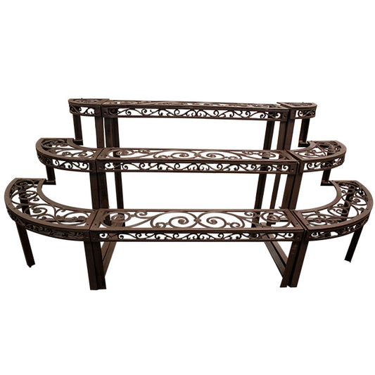 Esschert Design Tiered Plant Rack w/Quarter Round Stands