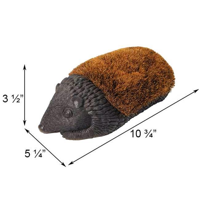 Esschert Design Small Hedgehog Boot Brushes, Pack of 2