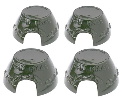 Esschert Design Toad Houses, Green, Pack of 4