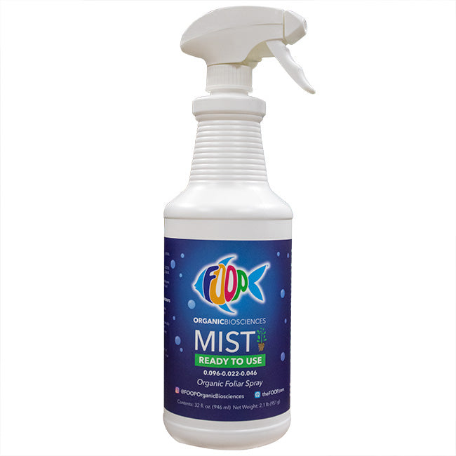 FOOP Mist Organic Foliar Spray, RTU, 32 oz., Pack of 4