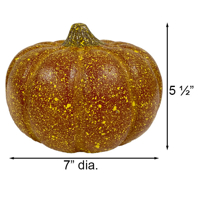 Artisanal Squash Pumpkin Statues, Pack of 2