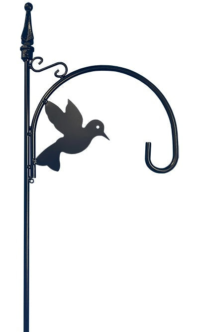 Gardman Bird Accent Shepherd Hooks, Black, 6' 5"H, 4 Pack