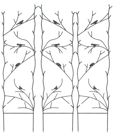 Gardman Nature Trellises, Antique Rust, 50.5"H, Pack of 3