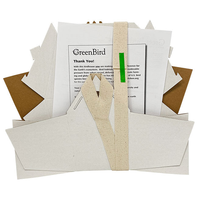 GreenBird Club Pack of Eco Friendly Bird Houses w/Milk Paint