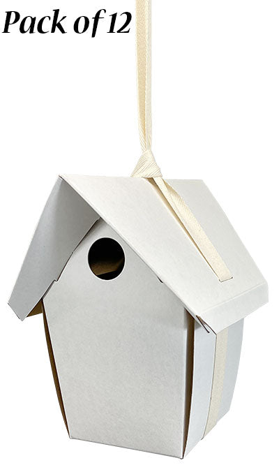 GreenBird Club Pack of Eco Friendly Bird Houses w/Milk Paint