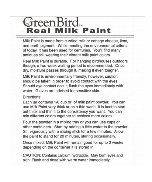 GreenBird Club Pack of Eco Friendly Bird Houses w/Milk Paint