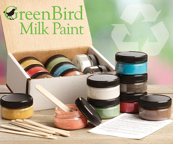GreenBird Club Pack of Eco Friendly Bird Houses w/Milk Paint