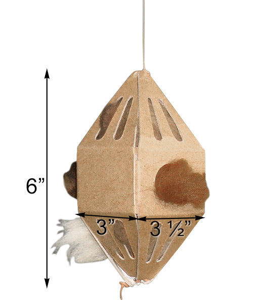 GreenBird Eco Friendly Nesting Material Holder with Fibers