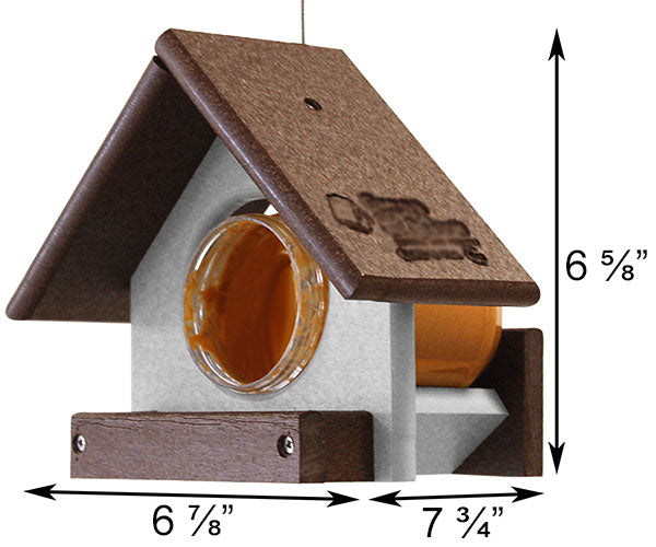 Recycled Plastic Peanut Butter Feeders Package
