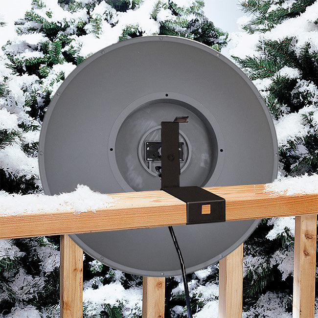 Deck Mounted Heated Bird Bath w/Cord Connector Kit