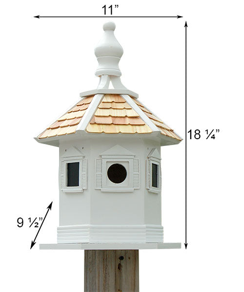 Home Bazaar Enchantment Bird House, White