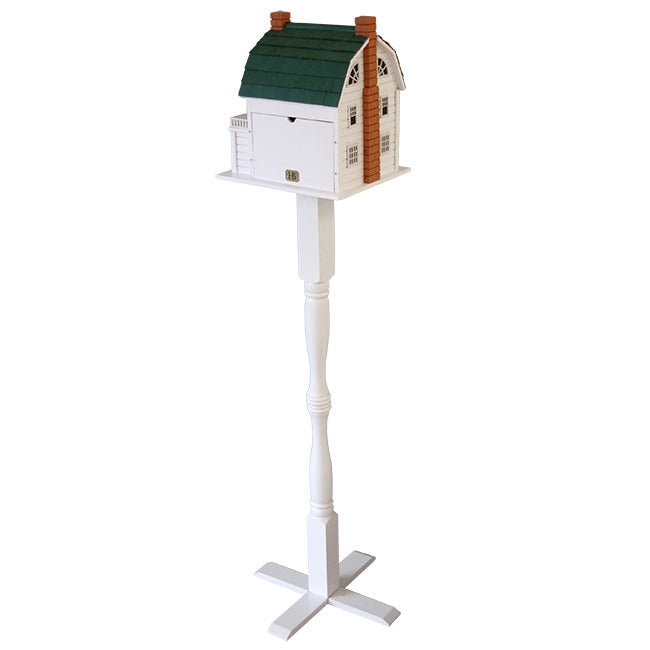 Home Bazaar Dutch Colonial Bird House with Pedestal