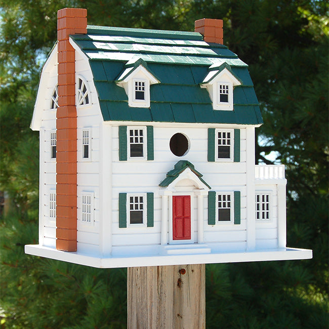 Home Bazaar Dutch Colonial Bird House with Pedestal
