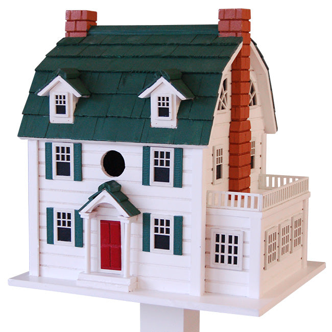 Home Bazaar Dutch Colonial Bird House with Pedestal