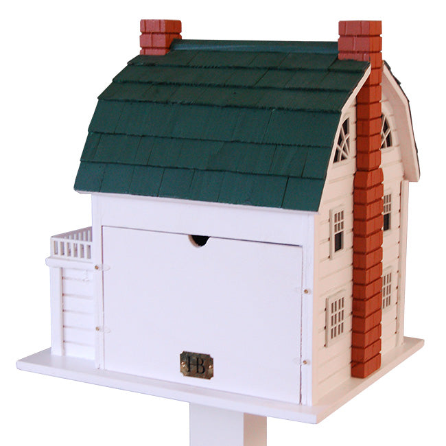 Home Bazaar Dutch Colonial Bird House with Pedestal