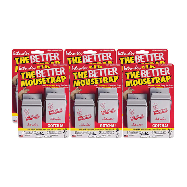 Intruder The Better Mousetrap™, Pack of 6 Traps