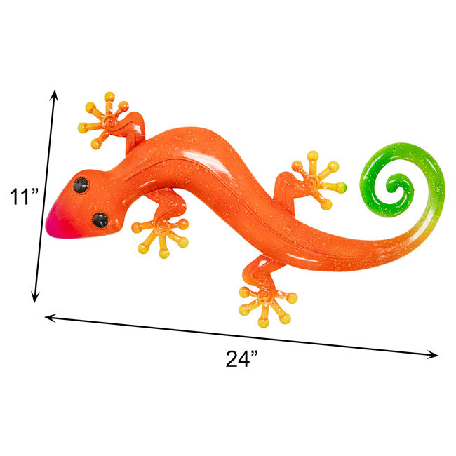 Marshall Crawling Geckos Wall Art Assortment, 24"L x 11"W