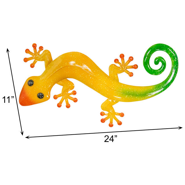 Marshall Crawling Geckos Wall Art Assortment, 24"L x 11"W