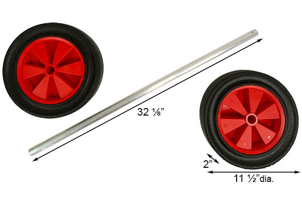Nestera Wheel Set for Medium Raised Chicken Coops