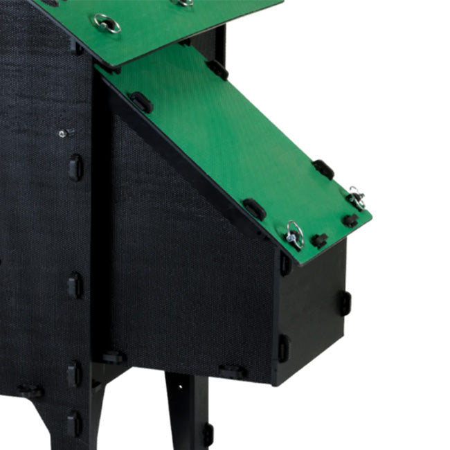Nestera Small Chicken Lodge, Green and Black