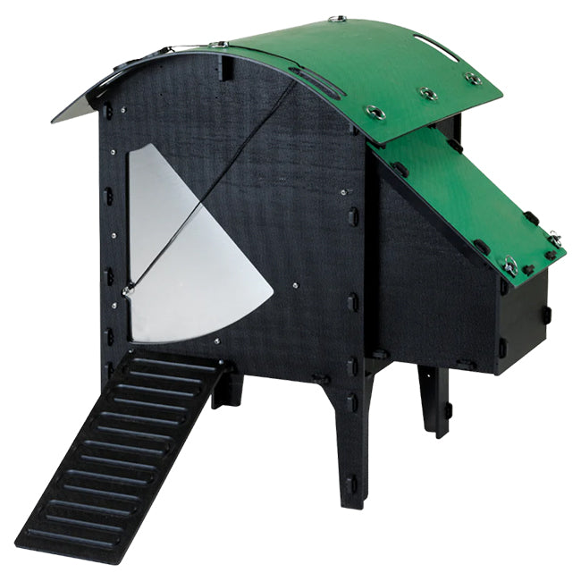 Nestera Small Chicken Lodge, Green and Black