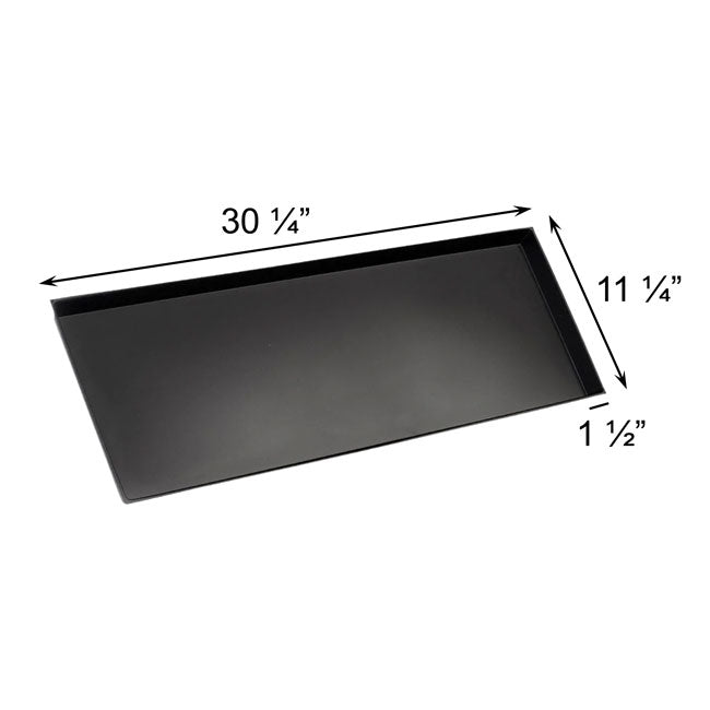 Nestera Rectangular Droppings Tray, Black