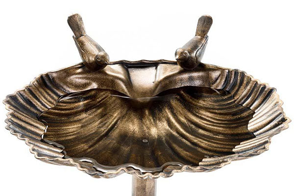 Pompeii Bird Bath, Bronze Colored