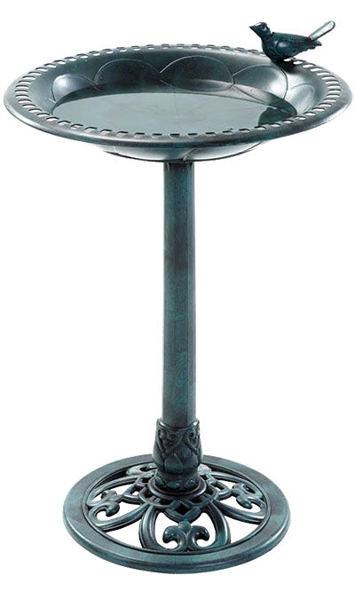 Emerald Lagoon Standing Bird Bath