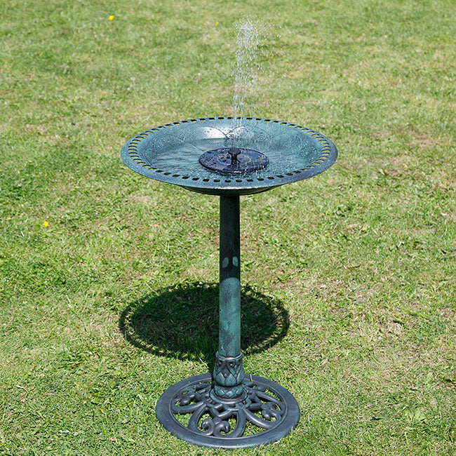 Emerald Lagoon Standing Bird Bath