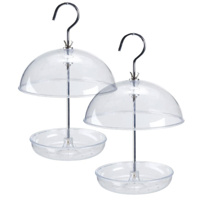 Clear Domed Platform Bird Feeder