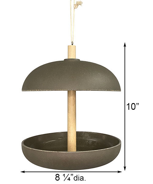 Eco-Friendly Covered Platform Bird Feeder