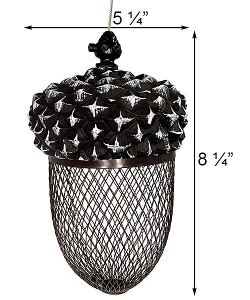 Sterling Acorn Peanut Mesh Bird Feeder