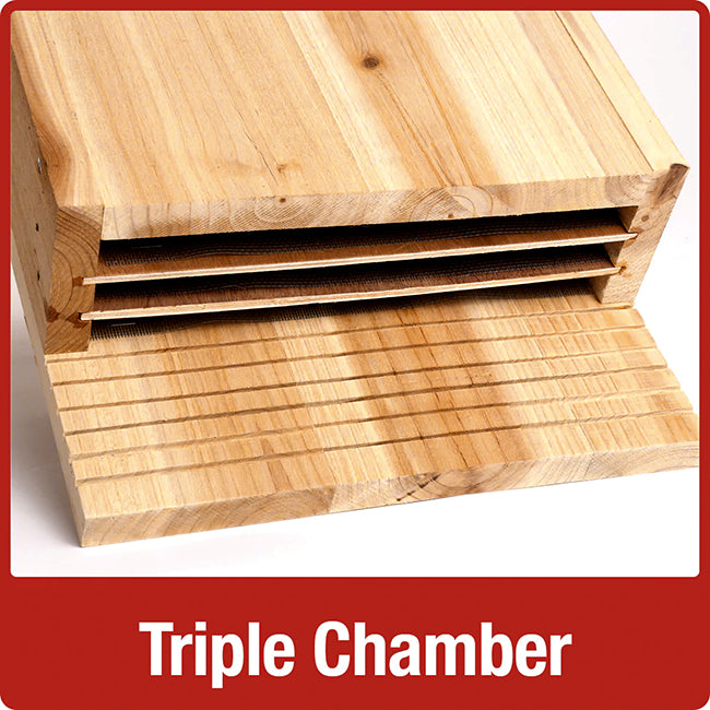 Nature's Way Cedar Three Chamber Bat Houses, Pack of 2