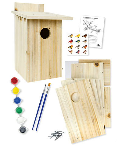 Nature's Way My First Bird House DIY Kits, Club Pack of 8