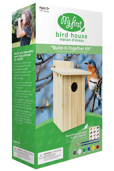 Nature's Way My First Bird House DIY Kits, Club Pack of 8
