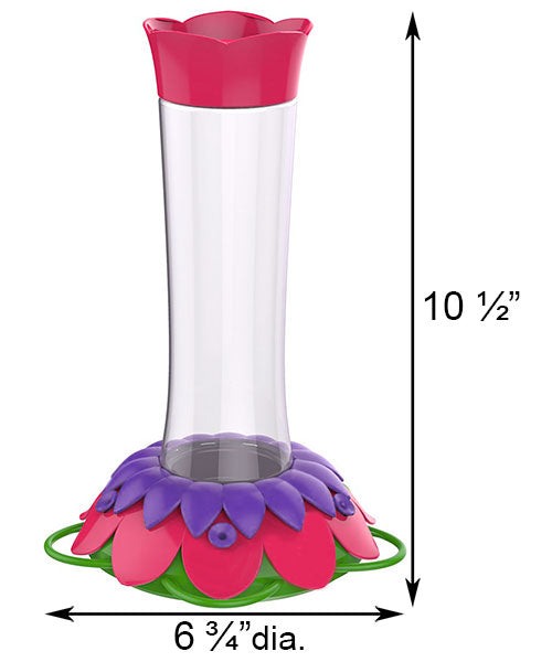 Nature's Way Hummingbird Feeder Package with Nectar, Purple