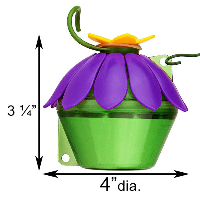 Nature's Way Hummingbird Feeder Package with Nectar, Purple