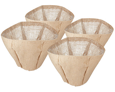 Panacea Round Burlap Liners, 12" dia., Pack of 4
